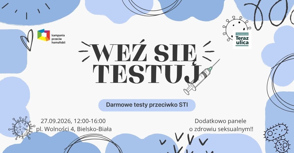 Weź się testuj – darmowe badania na choroby przenoszone drogą płciową.